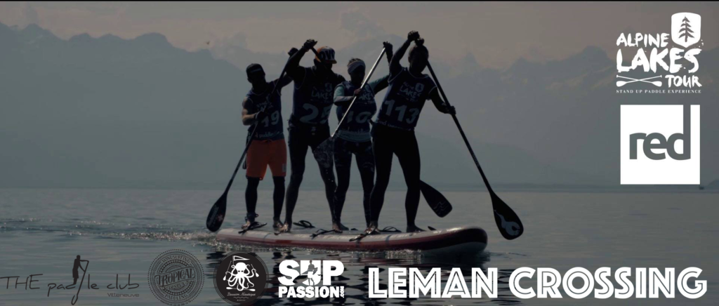 Leman Crossing paddle lac Leman dragon red paddle