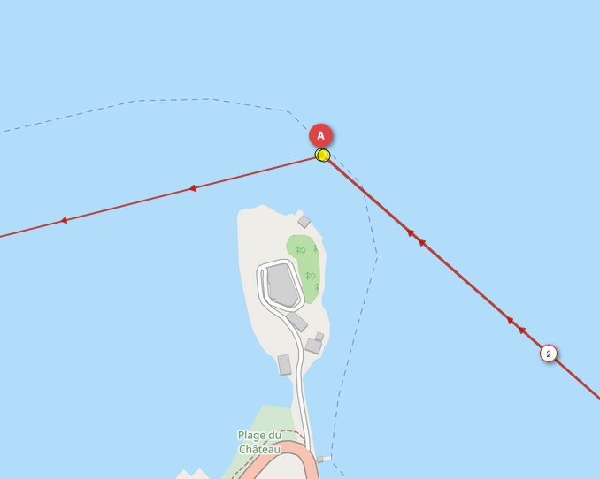 junior race castle of Duingt