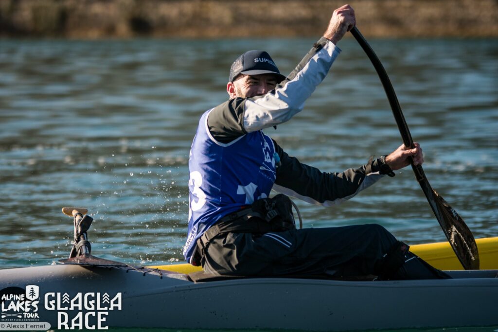 outriggers at the GlaGla Race 2022