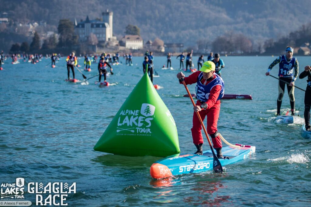 GlaGla Race : second buoy in Duingt