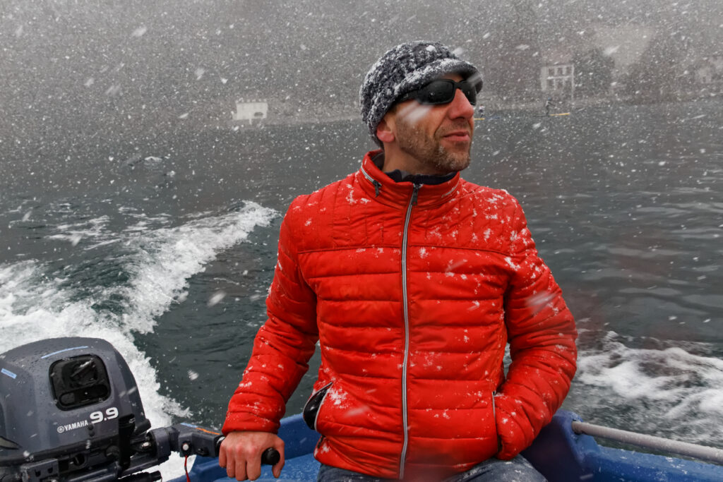 bateau de sécurité glagla race 2015 talloires neige