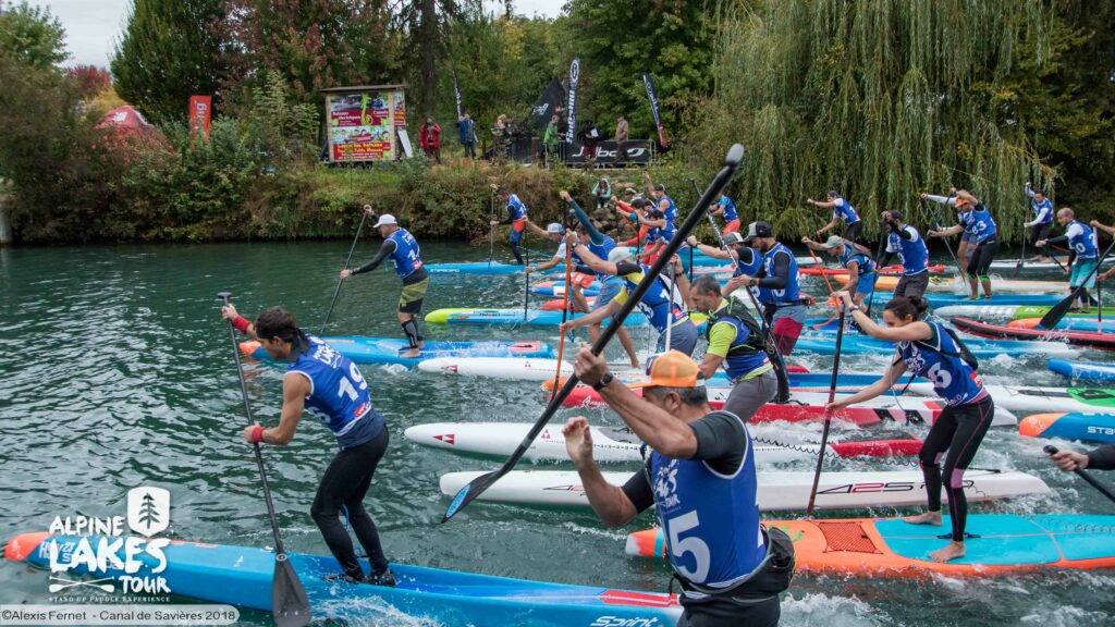 Départ Alpine Lakes Tour Canal de Savières et lac du Bourget 
