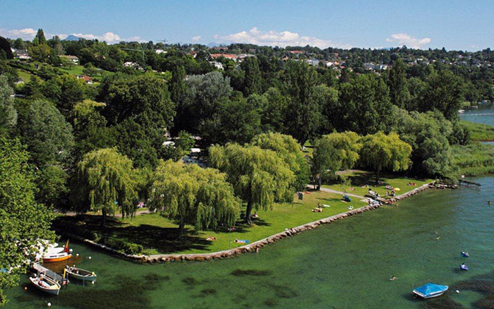 camping geneve pointe à la bise