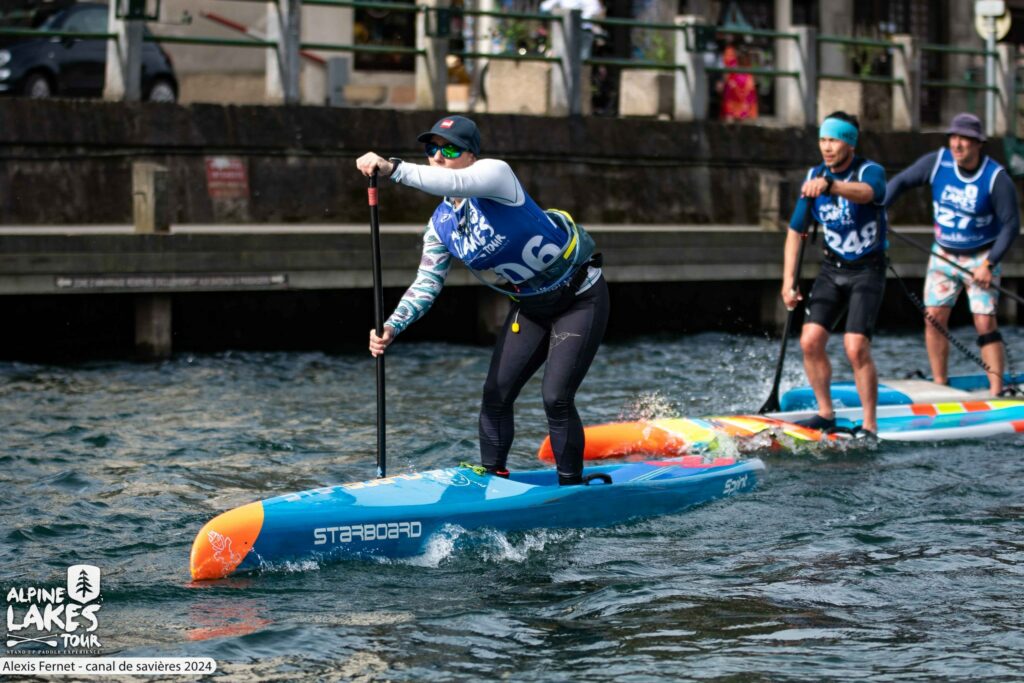 sara oddera Alpine Lakes Tour canal de Savieres et lac du Bourget