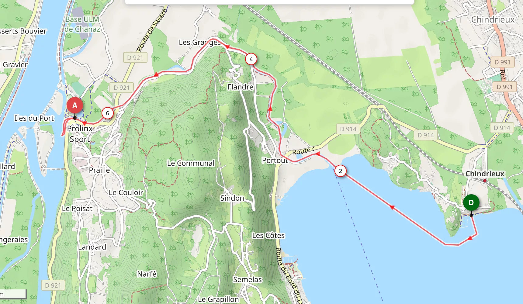 Parcours Courte Distance Savières