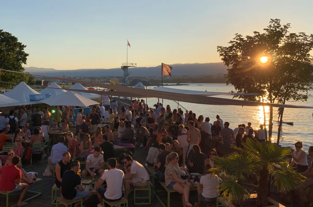 Tropical Corner terrace sunset