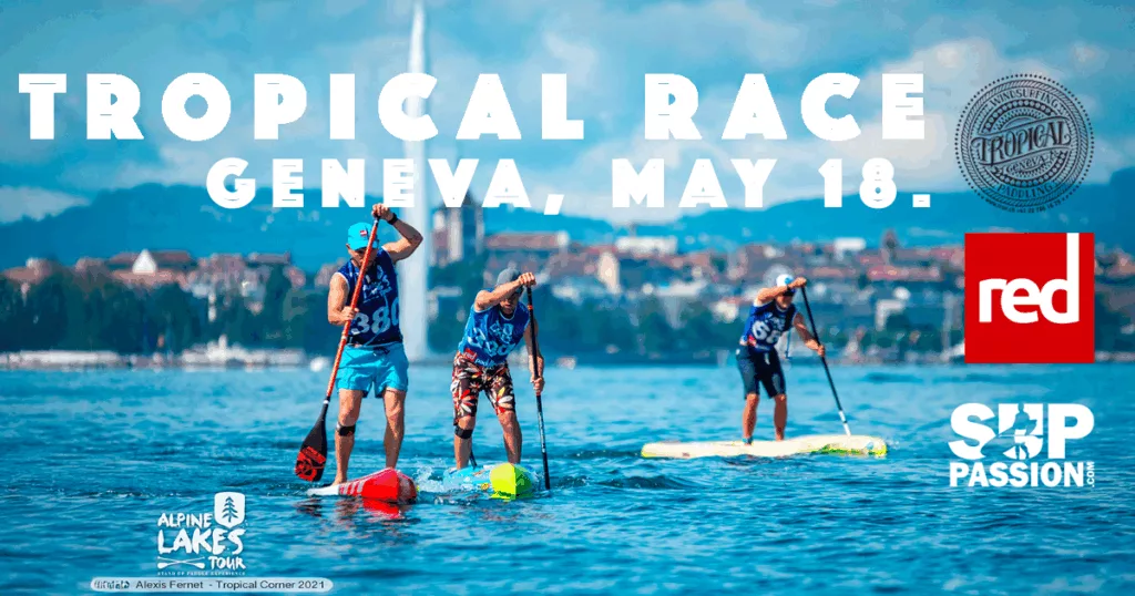 course de stand up paddle à Genève - Alpine Lakes Tour