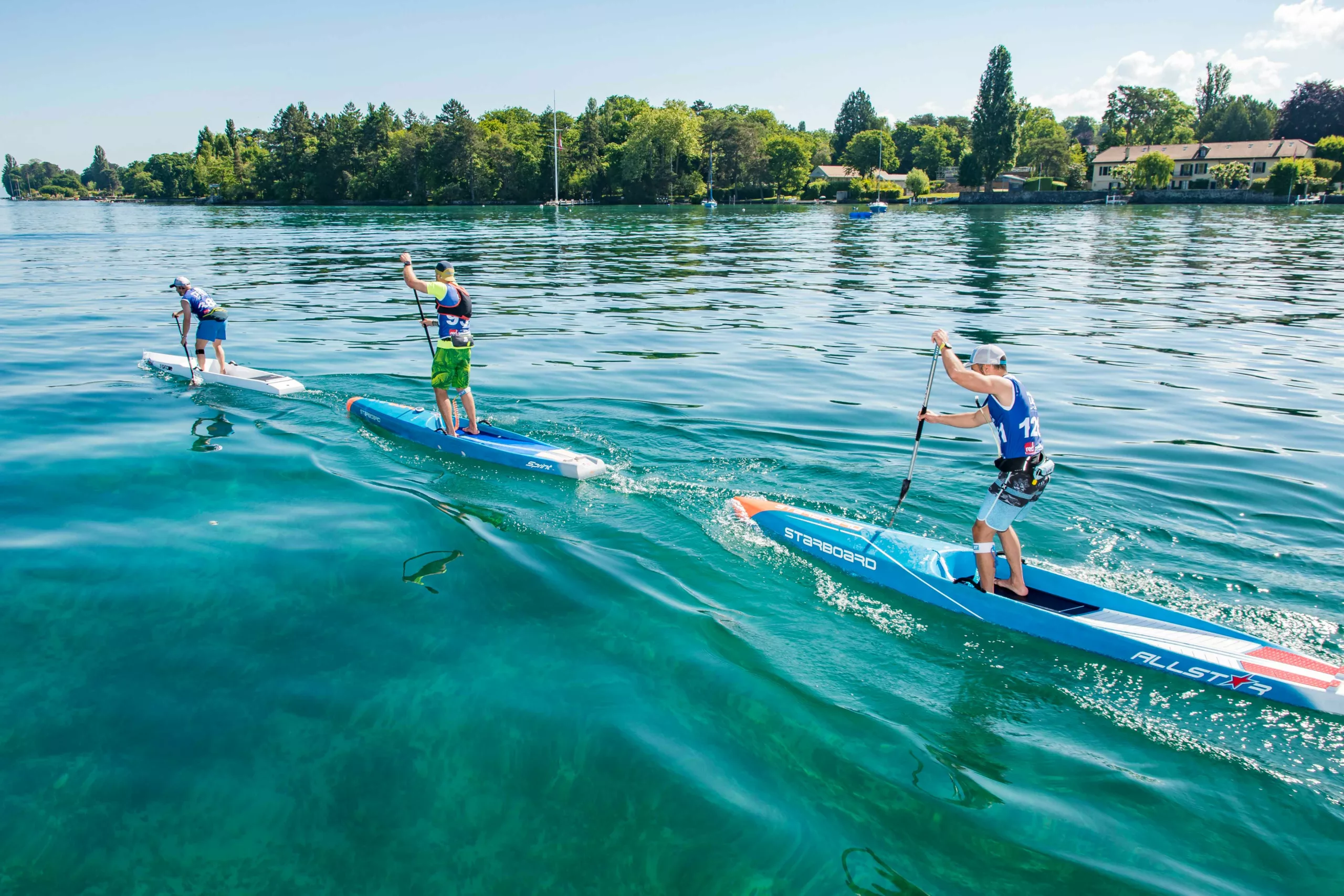 Tropical Race Genève — paddlers sur le lac Léman