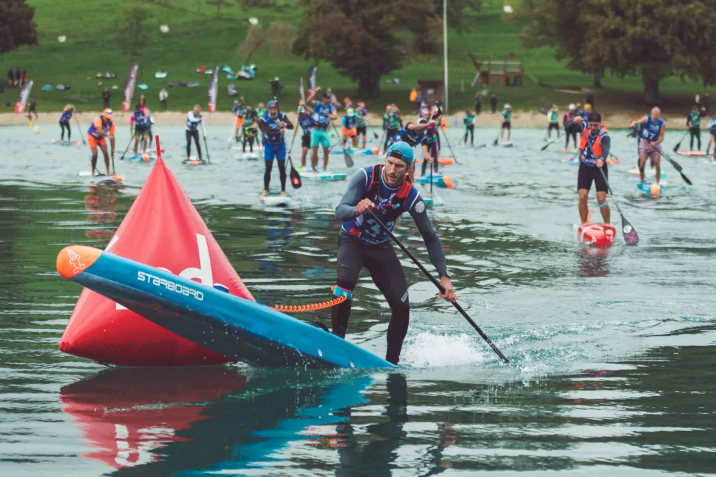 Sebastien Jalmain 1er à la bouée de dégagement