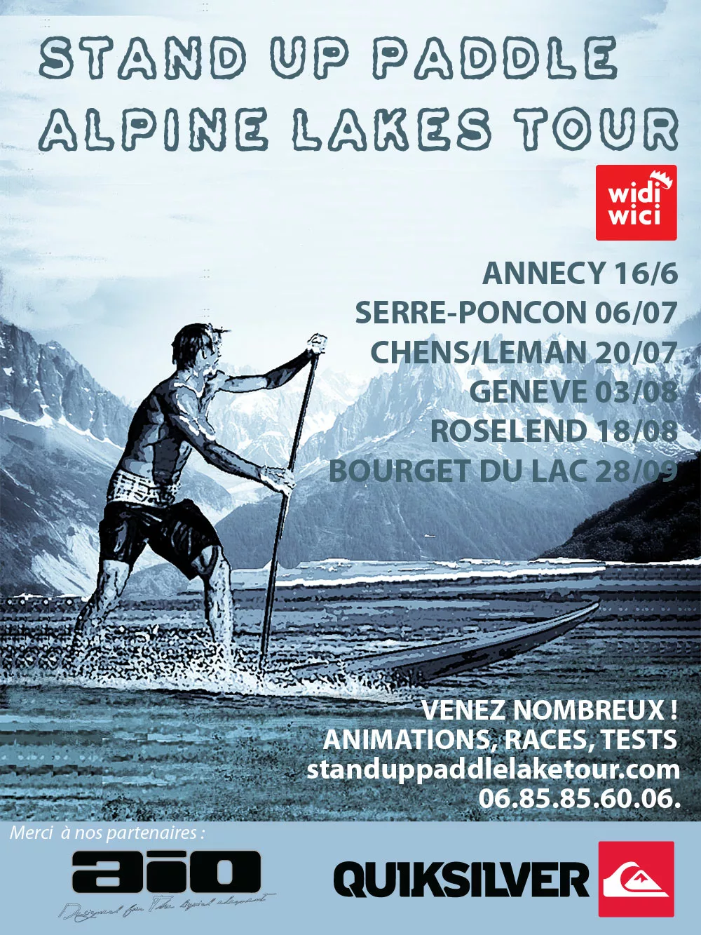 Affiche Alpine Lakes Tour 2013 - 1ère édition