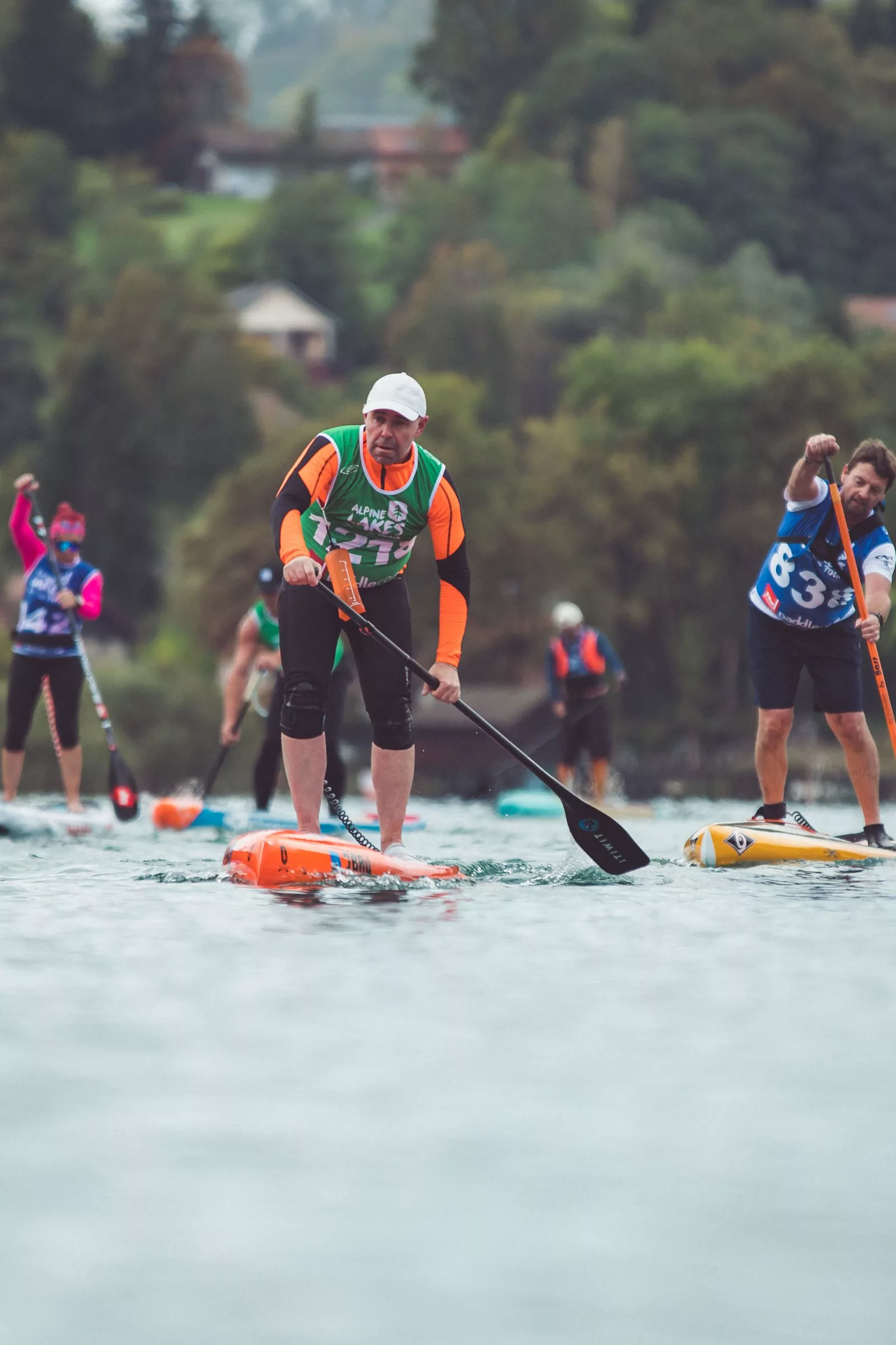 Rameurs de tous âges au départ de la Very Flat Race